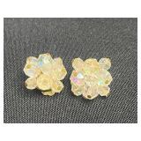 Sarah Coventry Gold-Tone Tassel Necklace, Black Bead Necklaces, Yellow Rose Cruver Chicago Brooch, Crystal Flower Earrings