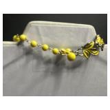 Three Vintage Necklaces Set - Gold-Tone Leaf, Crystal Chip, Bead Chain (Lot of 3), Carolee Dog Pin & More!