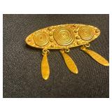 Assorted Necklaces & Jewelry: 3 Distinct Necklaces & Floral Brooch & Pins