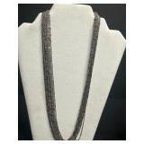 Assorted Necklaces & Jewelry: 3 Distinct Necklaces & Floral Brooch & Pins