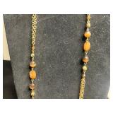 Assorted Necklaces & Jewelry: 3 Distinct Necklaces & Floral Brooch & Pins