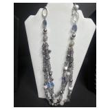 Erica Lyons Necklace with $75 Retail Tag & Pink Gemstone Halo Pendant Necklace & Matching Earrings & More!