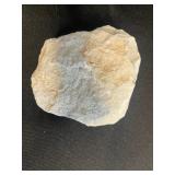 Sunburst Fossil Fragments in Beige Sandstone Inc Moose Picture Buckle, Unknown Tooth & Moose Antler