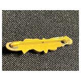 Boho Gold-Tone Bead Necklace Set: Coin Discs, Chain Necklace, Hoop Earrings, MoM Bracelet & Floral Pin