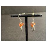 Bless Your Irish Heart Pendant Necklace with Clover Back & Leaf & Butterfly Charms & Assort3d Earrings