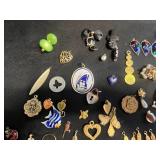 HUGE Lot of Costume Jewelry Mix: Earrings, Pendants & Charms for Jewelry Making