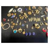 HUGE Lot of Costume Jewelry Mix: Earrings, Pendants & Charms for Jewelry Making