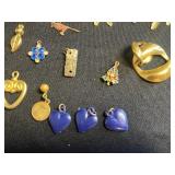 HUGE Lot of Costume Jewelry Mix: Earrings, Pendants & Charms for Jewelry Making
