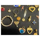 HUGE Lot of Costume Jewelry Mix: Earrings, Pendants & Charms for Jewelry Making
