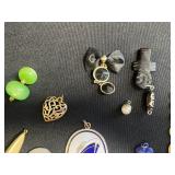 HUGE Lot of Costume Jewelry Mix: Earrings, Pendants & Charms for Jewelry Making