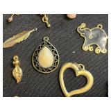 HUGE Lot of Costume Jewelry Mix: Earrings, Pendants & Charms for Jewelry Making