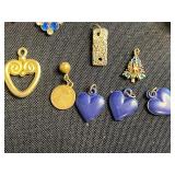 HUGE Lot of Costume Jewelry Mix: Earrings, Pendants & Charms for Jewelry Making