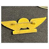 Northwest Orient Wing Pin - Assorted Vintage Costume Jewelry: Earrings, Rings & Pendants