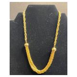 Gold-Tone Heart Filigree Pendant Necklace Set with Assortment of Earrings