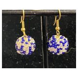 Gold-Tone Heart Filigree Pendant Necklace Set with Assortment of Earrings