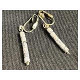 Costume Jewelry Set: Coin Pendant Necklace, Silver Tone Chains, Pendants, Earrings, Pins & More!