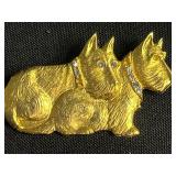 Costume Jewelry Set: Coin Pendant Necklace, Silver Tone Chains, Pendants, Earrings, Pins & More!