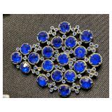 Costume Jewelry Set: Coin Pendant Necklace, Silver Tone Chains, Pendants, Earrings, Pins & More!