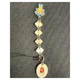 Beijing 2008 Olympics Keychain Set - Panda & Fuwa Charms (Lot of 5)