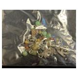 Beads & Charms for Jewelry Making - Turquoise Tubes, Pearls, Leaves, Moon & Heart Pendants