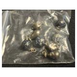 Beads & Charms for Jewelry Making - Turquoise Tubes, Pearls, Leaves, Moon & Heart Pendants