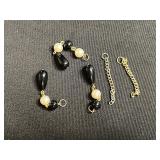 Beads & Charms for Jewelry Making - Turquoise Tubes, Pearls, Leaves, Moon & Heart Pendants