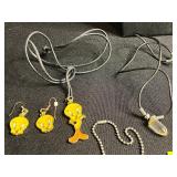 Tweety Bird Necklace & Earrings and Assorted Costume Jewelry Collection - Necklaces, Pendants, Earrings & Beads