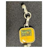 Vintage Manleigh Gold-Tone Tie Clip, Hayward Watch Chain, Pendants, Charms & Earrings