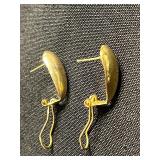 Vintage Manleigh Gold-Tone Tie Clip, Hayward Watch Chain, Pendants, Charms & Earrings