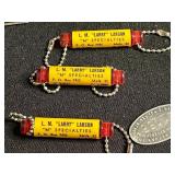 8-Ball Pendant Necklace on Ball Chain with Assorted Vintage Charms, Buckles & Keys for Jewelry Making