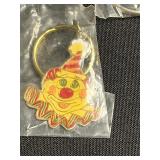 8-Ball Pendant Necklace on Ball Chain with Assorted Vintage Charms, Buckles & Keys for Jewelry Making