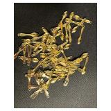 Assorted Jewelry Findings & Charms - Gold-tone & Silver-tone with Pearls for Jewelry Making