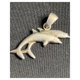 Amber Pendant Necklace on Gold Chain and Assortment of Pendants (Lot of 4)