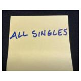 Large Lot of Assorted Vintage Costume SINGLE Earrings