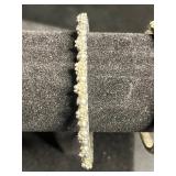 Bracelets (Lot of 4) - Snowflake Charm, Infinity Symbol, Pavé Diamond Band, Engraved Bangles