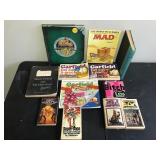 Lot of Books - The Complete Book of Monstrous Beasts - Monty Python and The Holy Grail - Star Trek - Garfield - The Best of H.T. Webster - Raiders of God - MAD Magazine and More