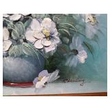 Vintage oil painting by P. Keeling