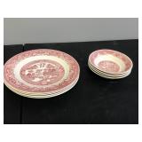 Vintage Dishware Set - Willow Ware by Royal China