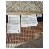 West Elm Fieldscape Shag Rug 6x9 Wool Geometric Area Rug Good