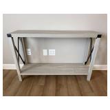 Walker Edison Console Sofa Table Gray Wood Look 46x12x30 Good