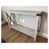 Walker Edison Console Sofa Table Gray Wood Look 46x12x30 Good