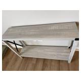 Walker Edison Console Sofa Table Gray Wood Look 46x12x30 Good