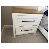 Legacy Classic Palmer 2 Drawer Nightstand White Wood Top