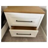 Legacy Classic Palmer 2 Drawer Nightstand White Wood Top