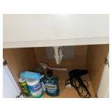 Bathroom Under-Sink Storage & Household Supply Lot w Brightroom Organizer
