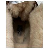 UGG Australia Shearling Winter Boots Brown Vibram Sole US 6 Very Good
