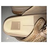 Dolce Vita Woven Slide Sandals Natural Ring Buckle Women
