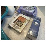 Mixed Beauty Vanity Basket Lot Mirrors Hair Tools Toiletries Good