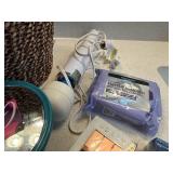 Mixed Beauty Vanity Basket Lot Mirrors Hair Tools Toiletries Good