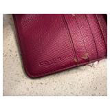 Coach Leather Colorblock Crossbody Bag Wallets 3 Pc Lot Good